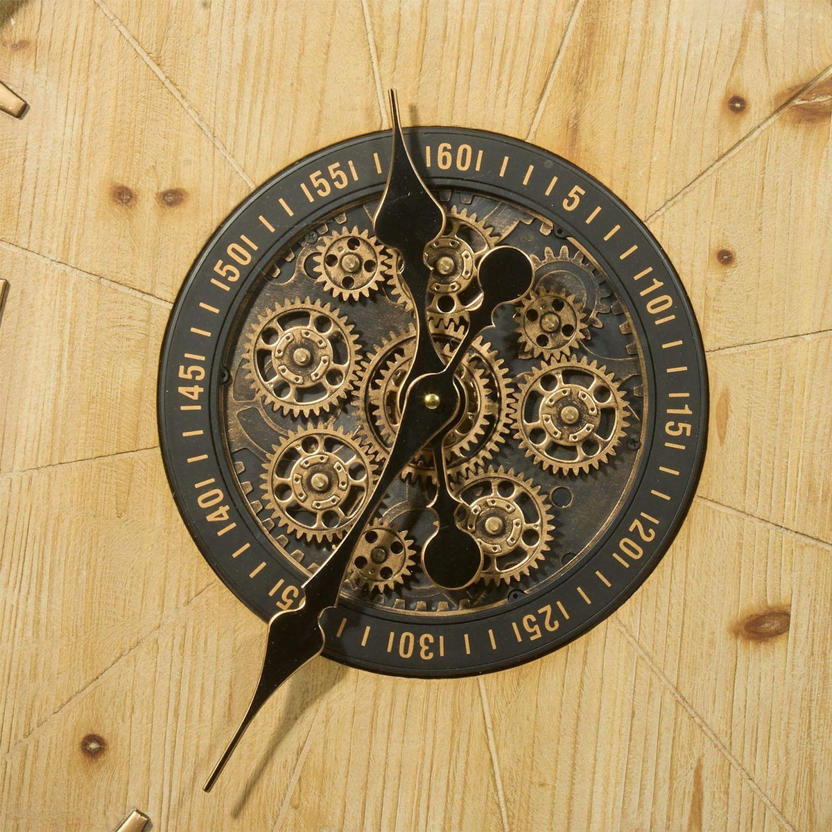 ATMOSPHERA Horloge en bois avec mécanisme MICKA - Beige