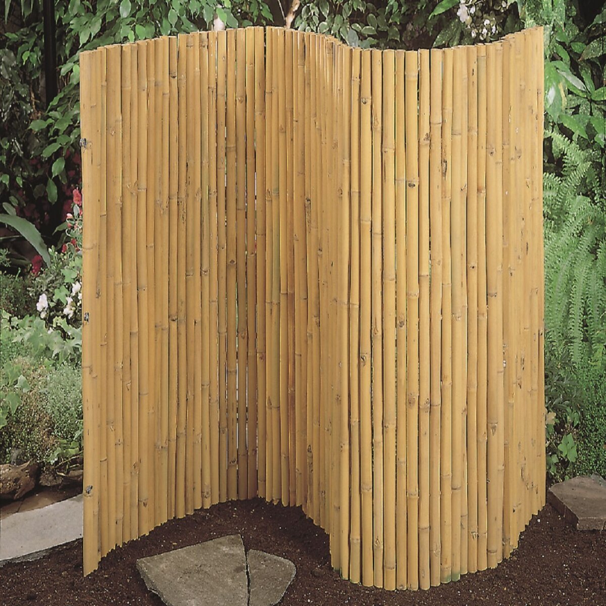 NATURE Brise vue en bambou naturel 180x180 cm