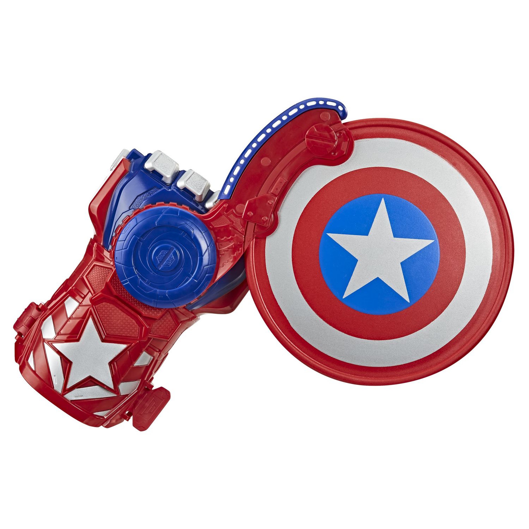 Voir la diapositive 1 : HASBRO Gant lanceur de bouclier Captain America Nerf
