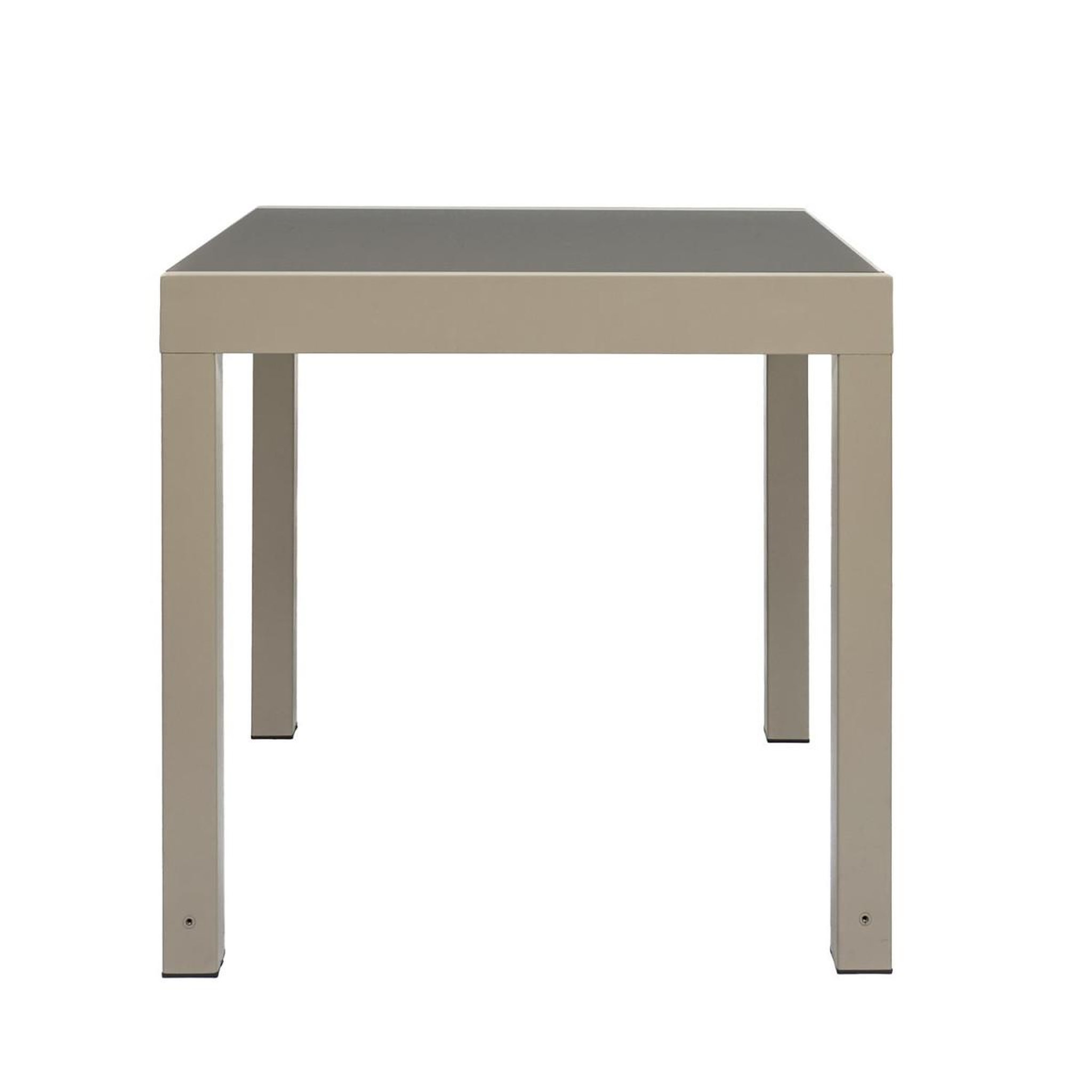 Voir la diapositive 3 : The Home Deco Factory Table de jardin extensible  harai  80-160cm beige