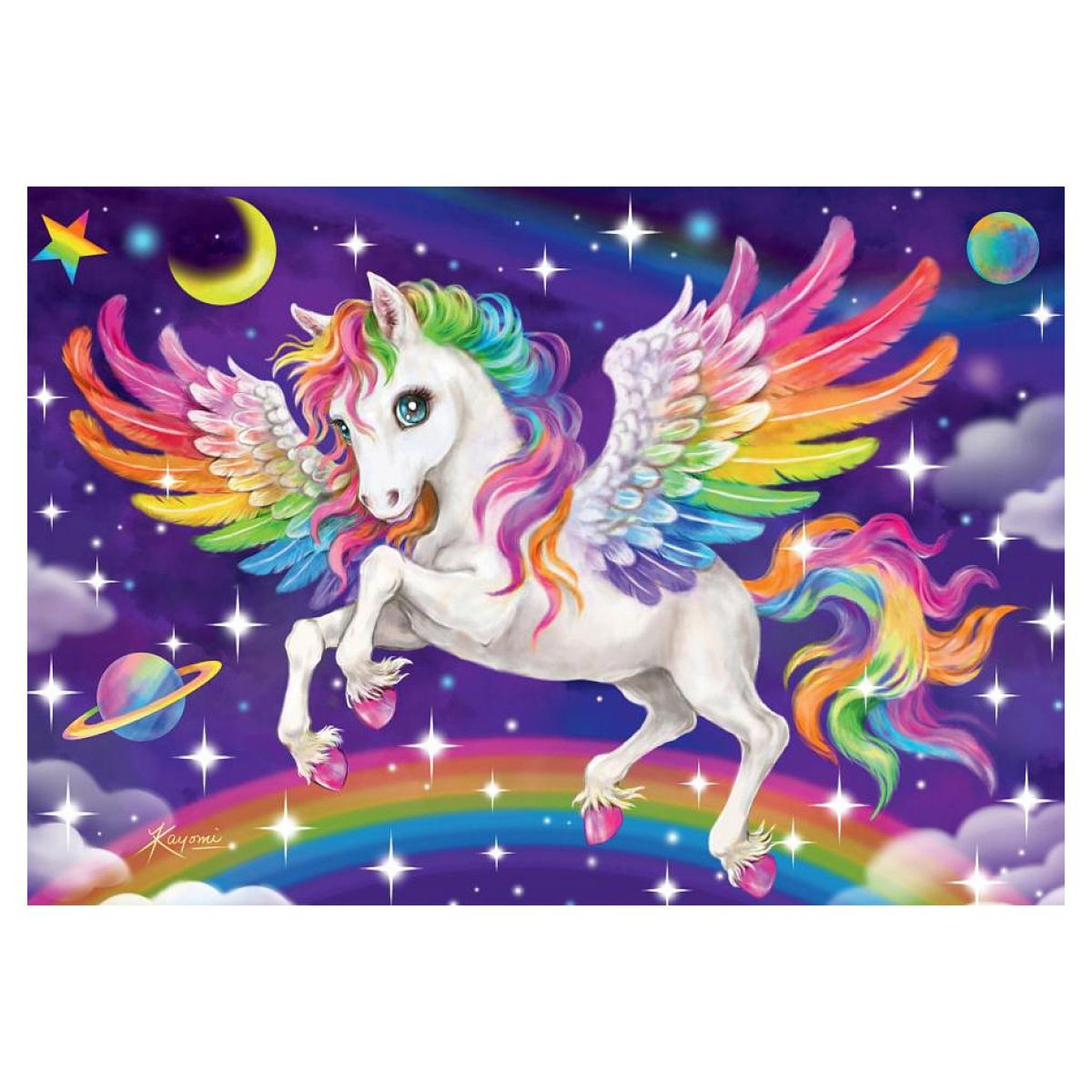 Voir la diapositive 3 : RAVENSBURGER Puzzles 2x24 p - licorne et pegase