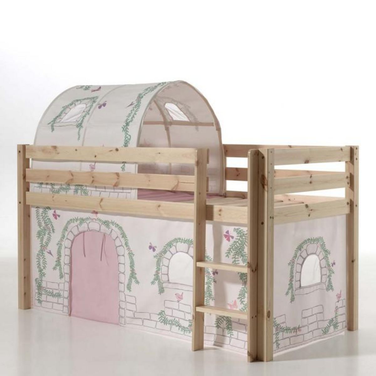 Paris Prix Pack - Lit Enfant, Tente & Tunnel  Pino Birdy  Naturel