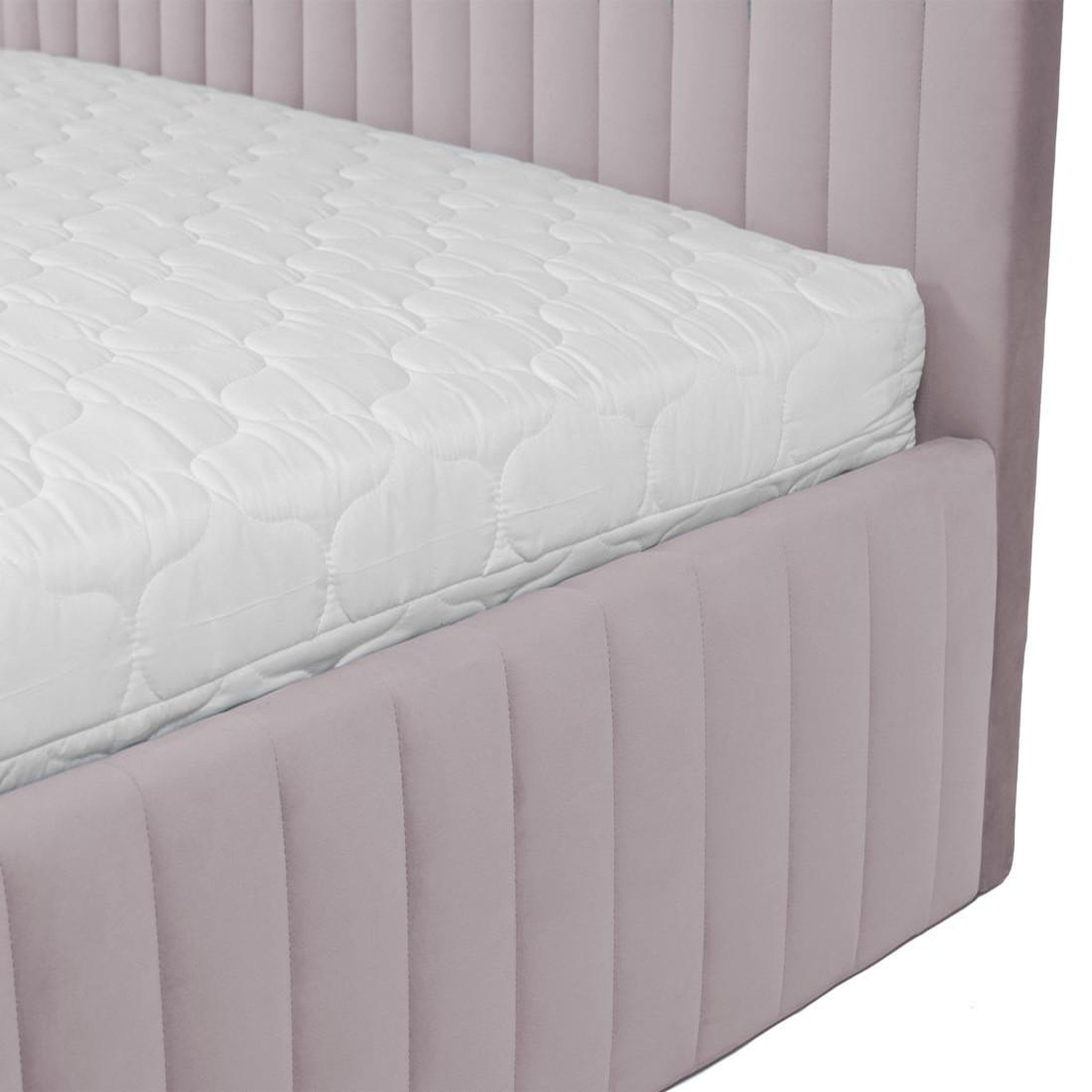 Voir la diapositive 5 : BEST MOBILIER Stuart - lit coffre - 180x200 cm - sommier inclus - en velours