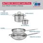 Voir la diapositive 2 : ELO Ensemble de 2 Poêles de cuisson 28 et 32 cm et 2 faitouts 12 et 20 cm Elo Profi Citrin