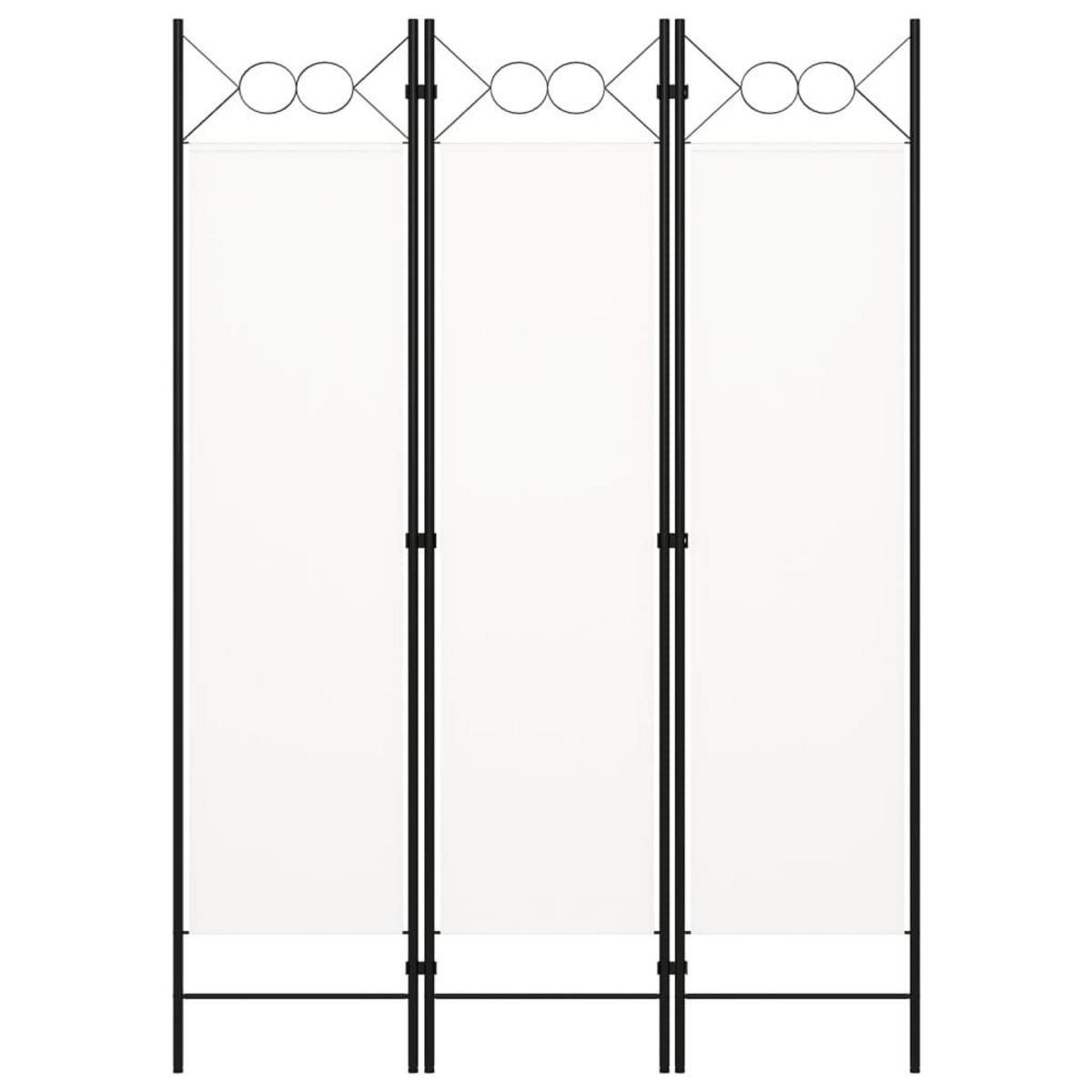 VIDAXL Cloison de separation 3 panneaux blanc 120x180 cm