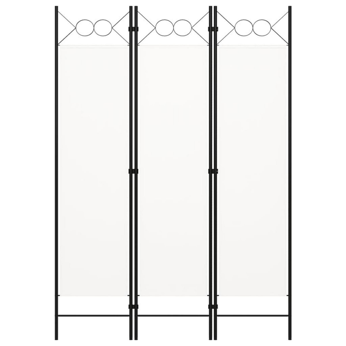 VIDAXL Cloison de separation 3 panneaux blanc 120x180 cm