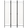 Voir la diapositive 2 : VIDAXL Cloison de separation 3 panneaux blanc 120x180 cm