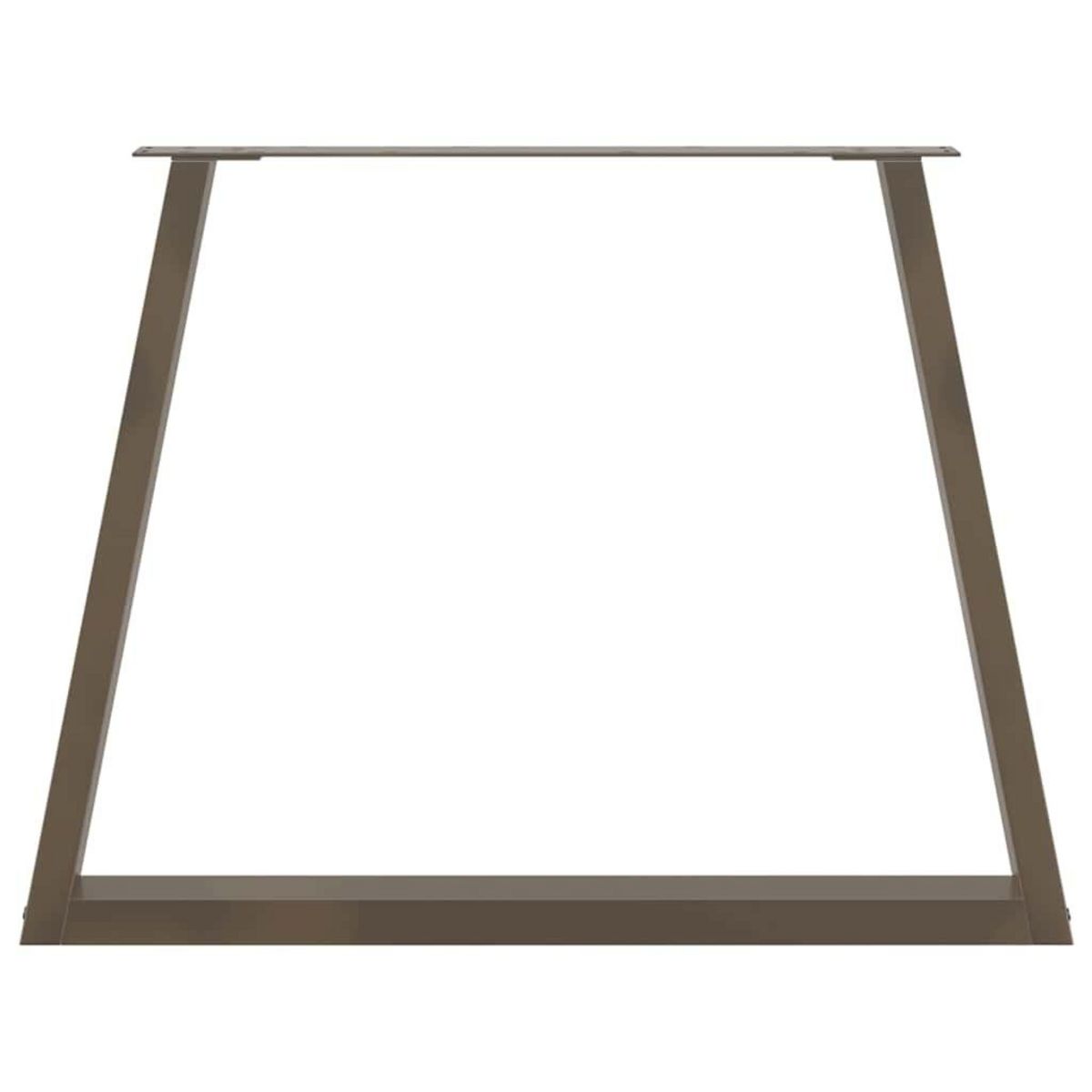 VIDAXL Pieds de table a manger forme de V 2 pcs 100x(72-73,3) cm acier