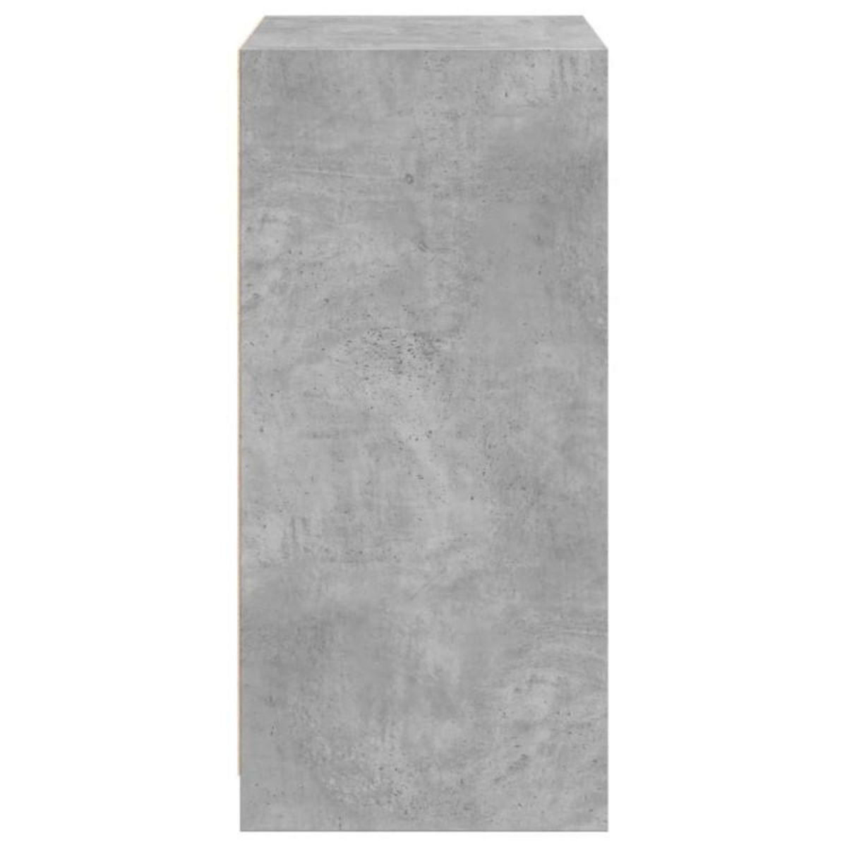 VIDAXL Garde robe gris béton 48x41x102 cm bois d ingénierie