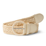 Vero Moda Ceinture en Paille Écru Femme Vero Moda Belt-cognac. Coloris disponibles : Beige
