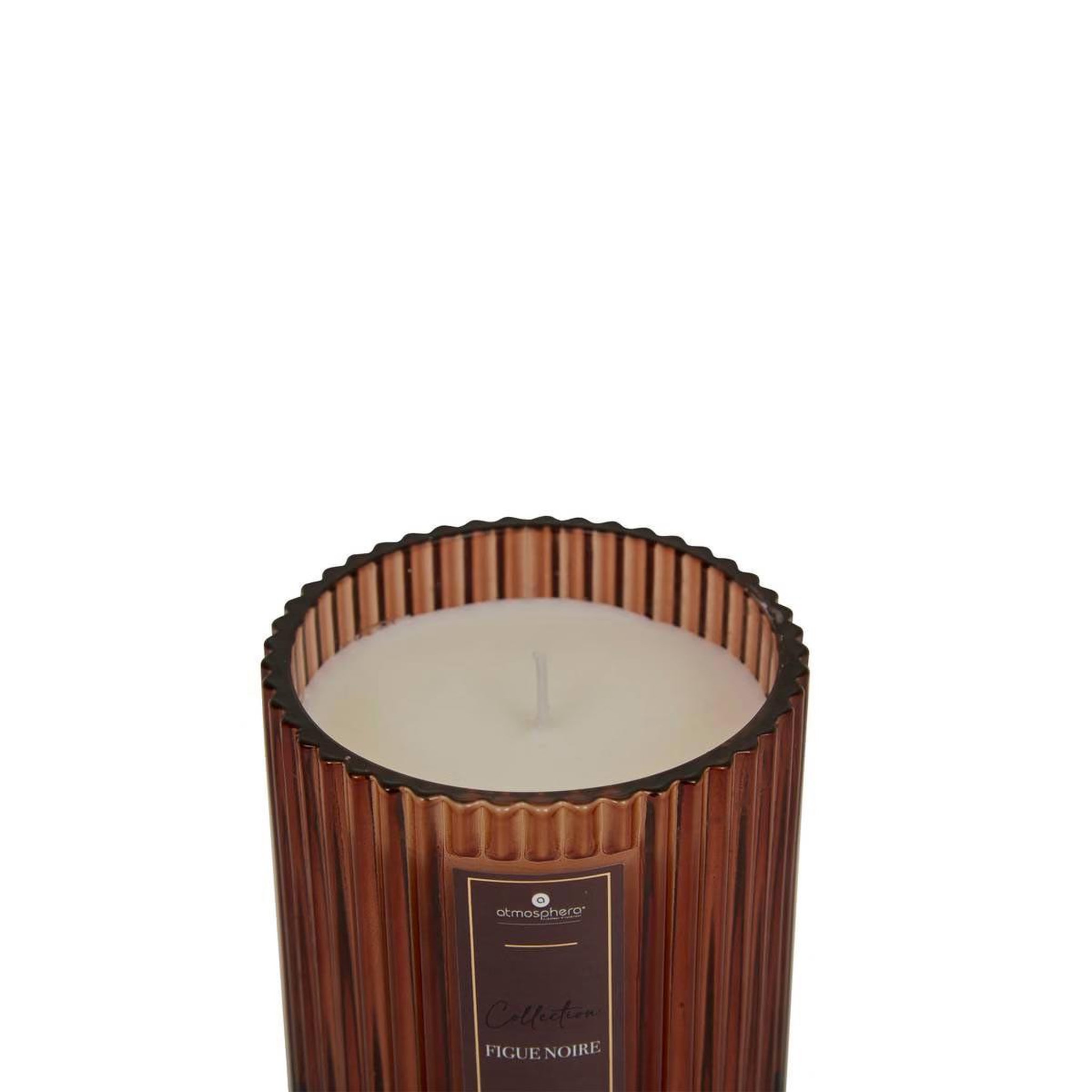 Voir la diapositive 2 : ATMOSPHERA Bougie parfumée en verre  albie  290g figue noire