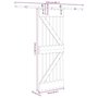 Voir la diapositive 6 : VIDAXL Porte coulissante et kit de quincaillerie 70x210 cm pin massif