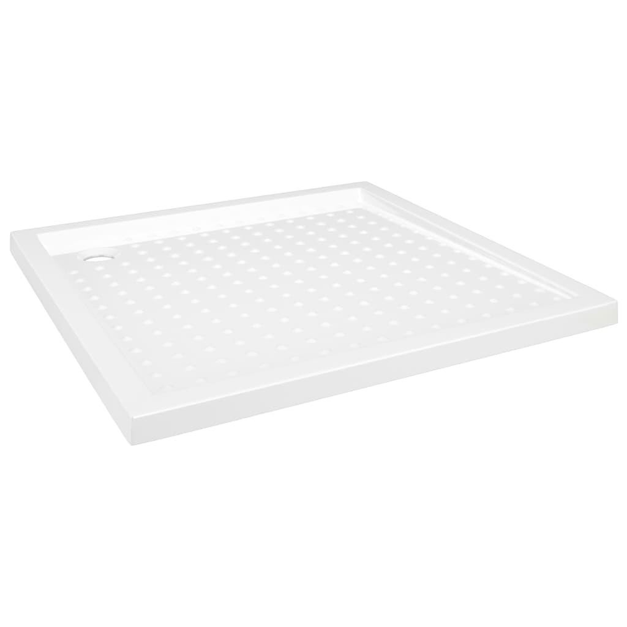 Voir la diapositive 2 : VIDAXL Receveur de douche avec picots Blanc 90x90x4 cm ABS
