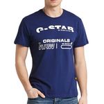 G-Star Raw T shirt  Homme G Star Raw Originals. Coloris disponibles : Bleu