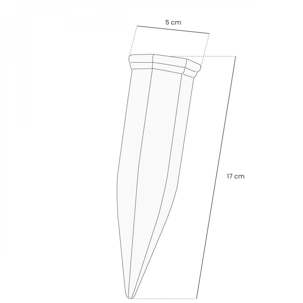 LINXOR Lot de 4 cônes d'arrosage - Terre cuite