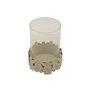 Voir la diapositive 3 : Paris Prix Bougeoir Déco  Dune  16cm Crème