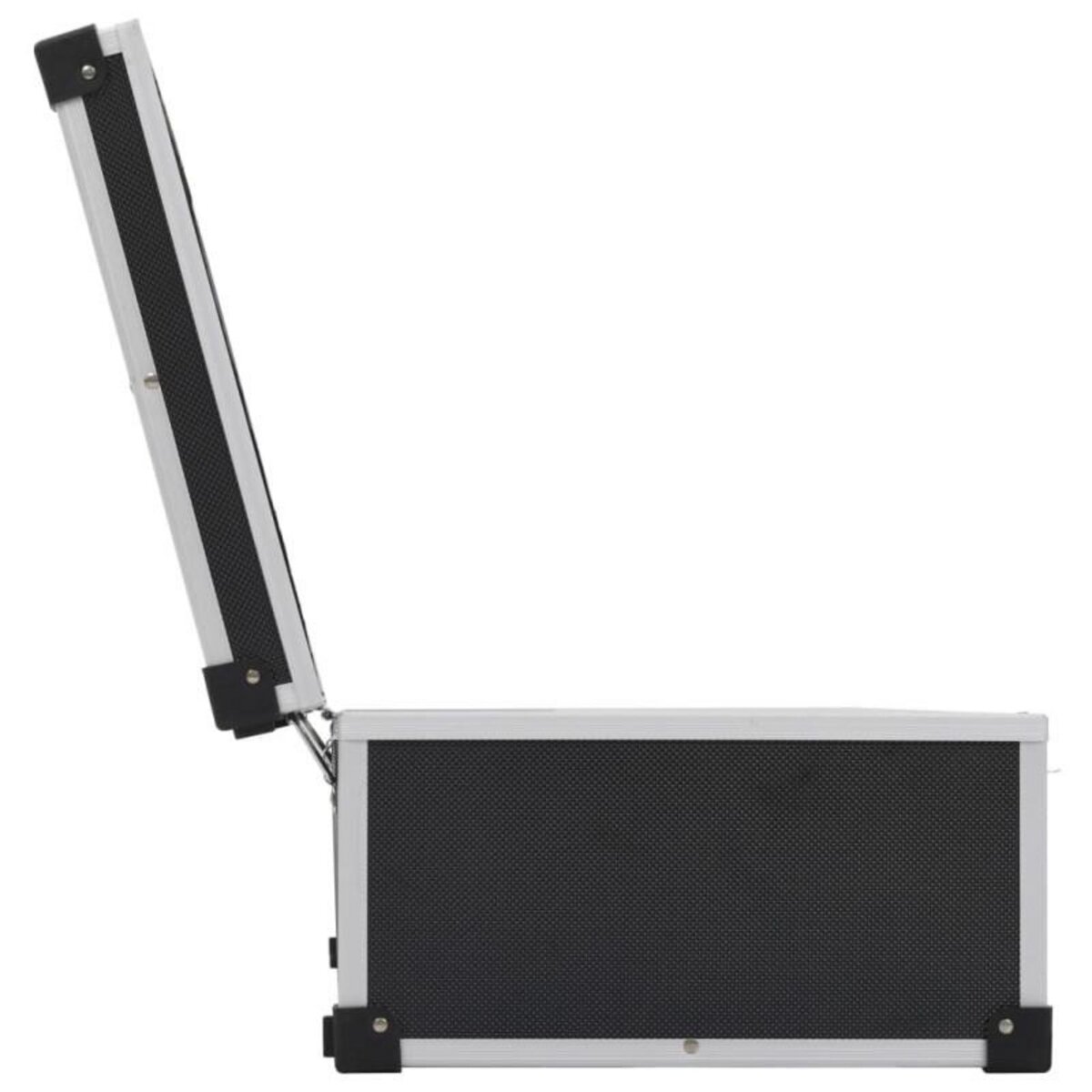 VIDAXL Étui de CD pour 80 CD Aluminium ABS Noir