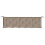 Voir la diapositive 4 : VIDAXL Coussin de banc de jardin taupe 180x50x7 cm tissu oxford