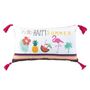 Voir la diapositive 2 : Paris Prix Coussin Déco Déhoussable  Ibiza  30x50cm Rose