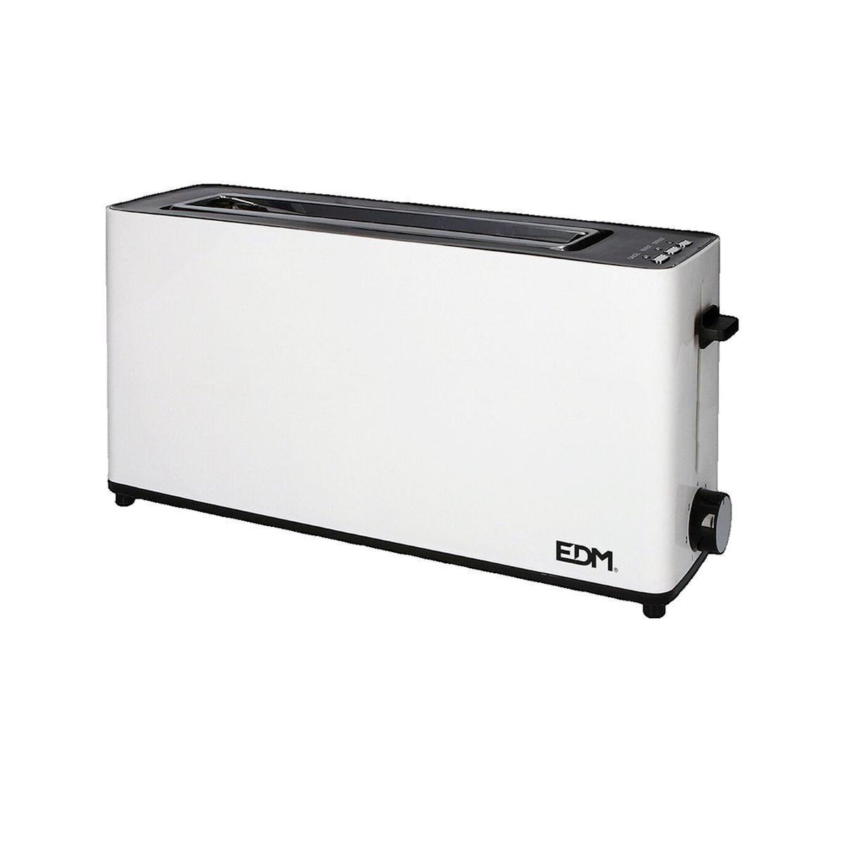 EDM Grille-pain EDM 900W fente longue blanc