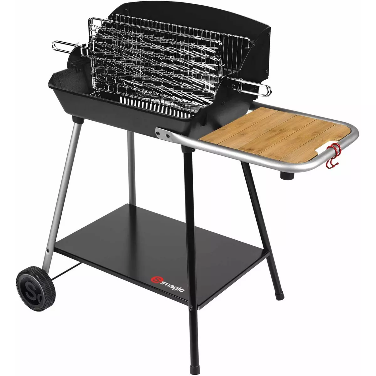 Somagic Barbecue charbon - Fonte - 51x37cm - EXCEL DUO GRILL
