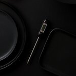 Thermomètre de cuisine digital noir et rouge