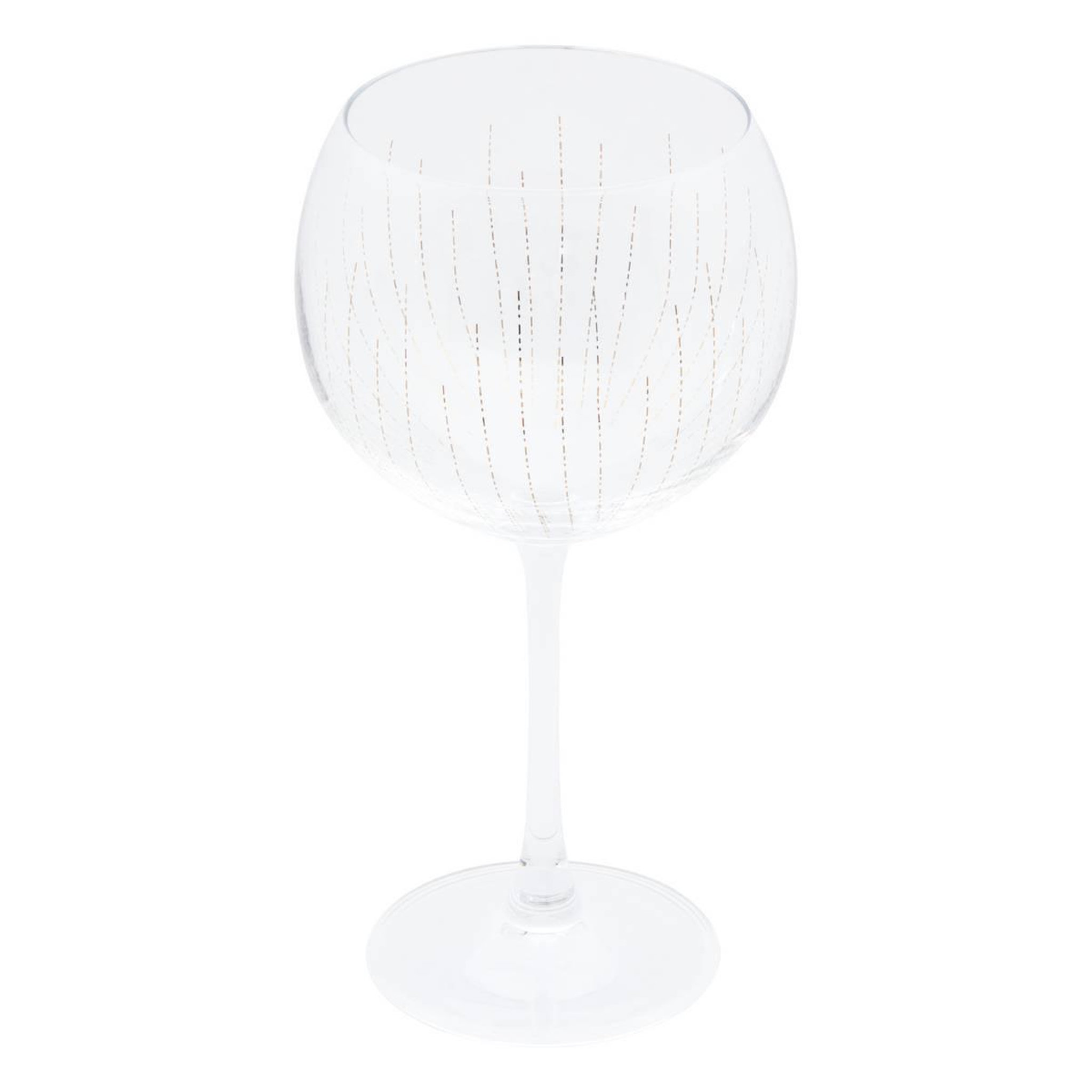 Voir la diapositive 2 : SECRET DE GOURMET Lot de 2 Verres à Gin  Lunis  60cl Doré