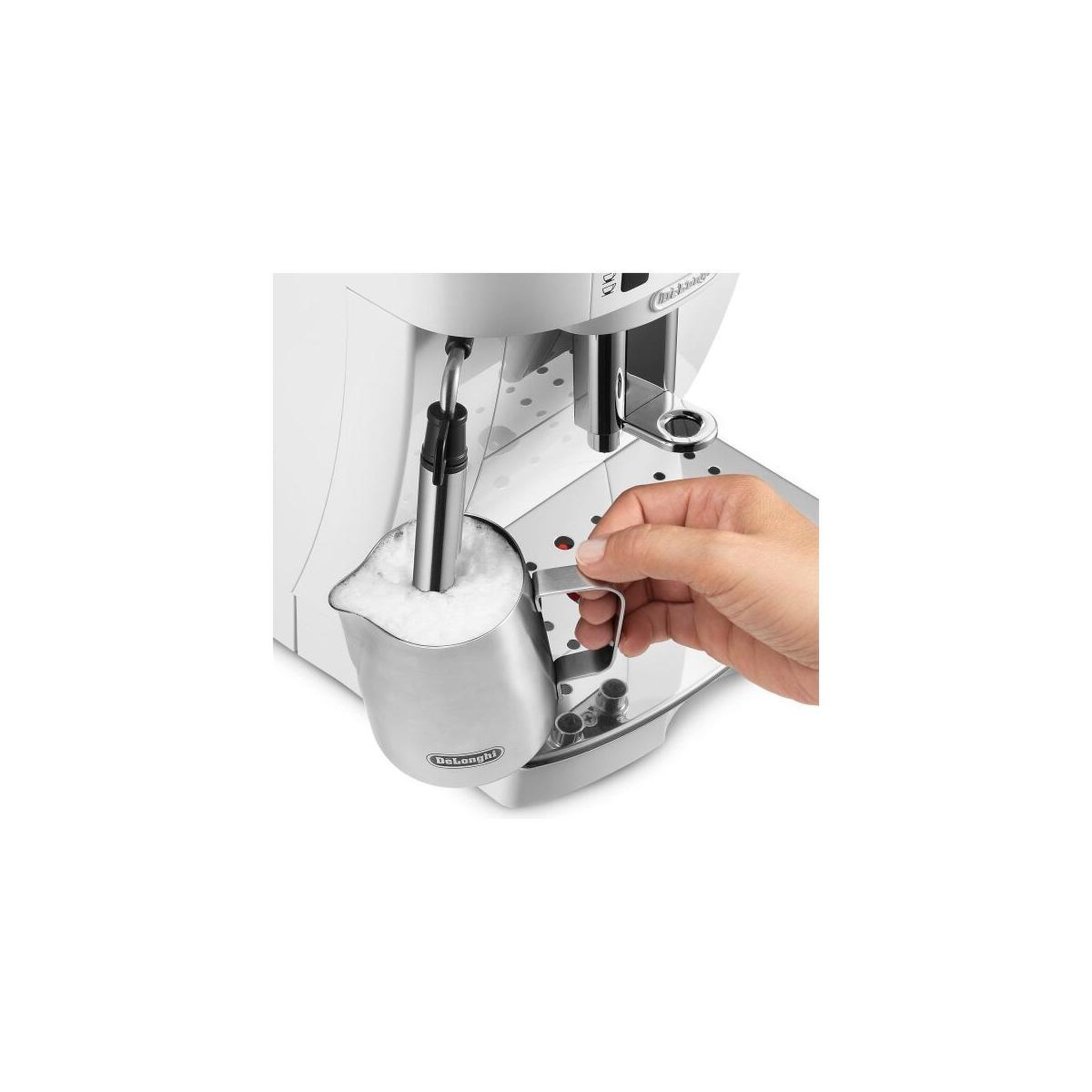 Voir la diapositive 3 : DELONGHI Machine à café automatique De Longhi Magnifica S ECAM 22.110.W Machine à expresso 1,8 L