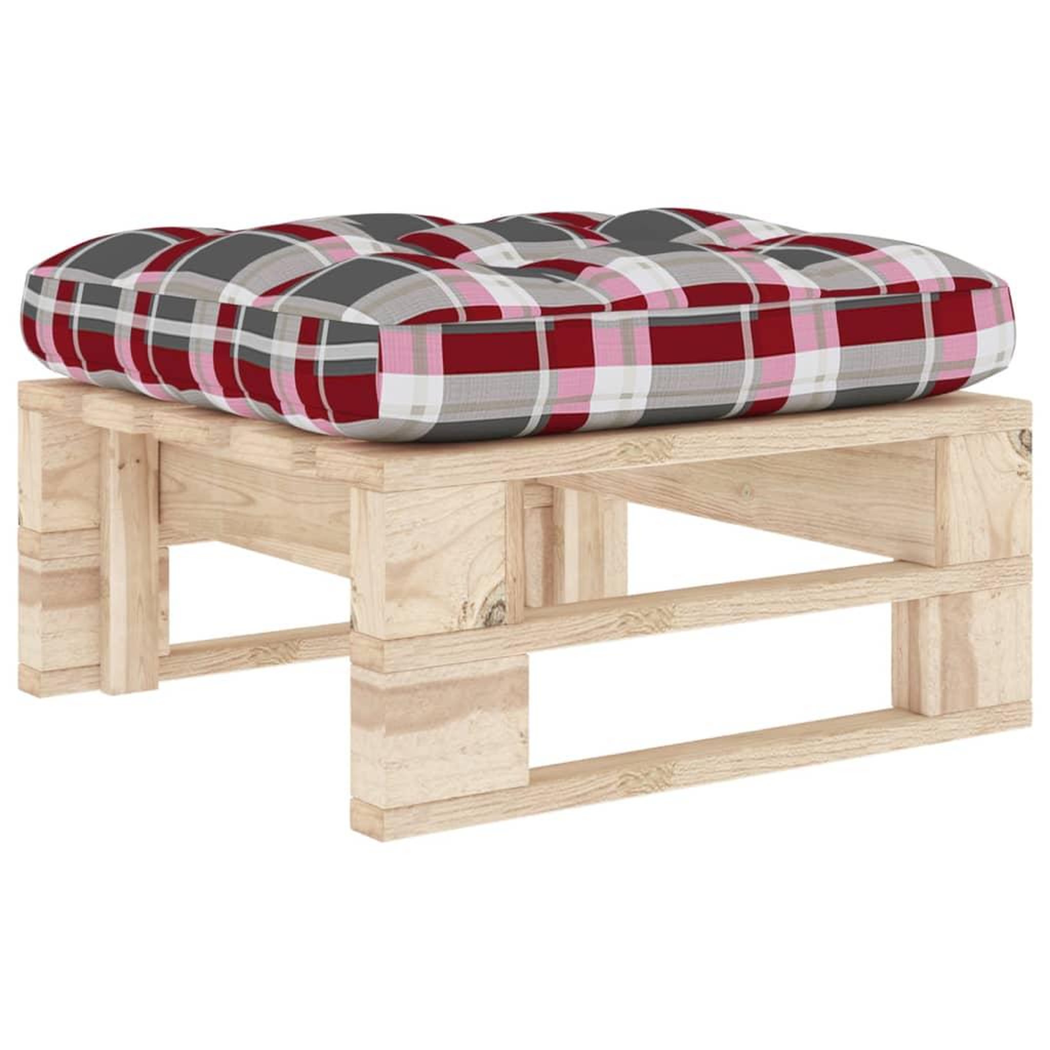 Voir la diapositive 2 : VIDAXL Pouf palette de jardin bois de pin impregne