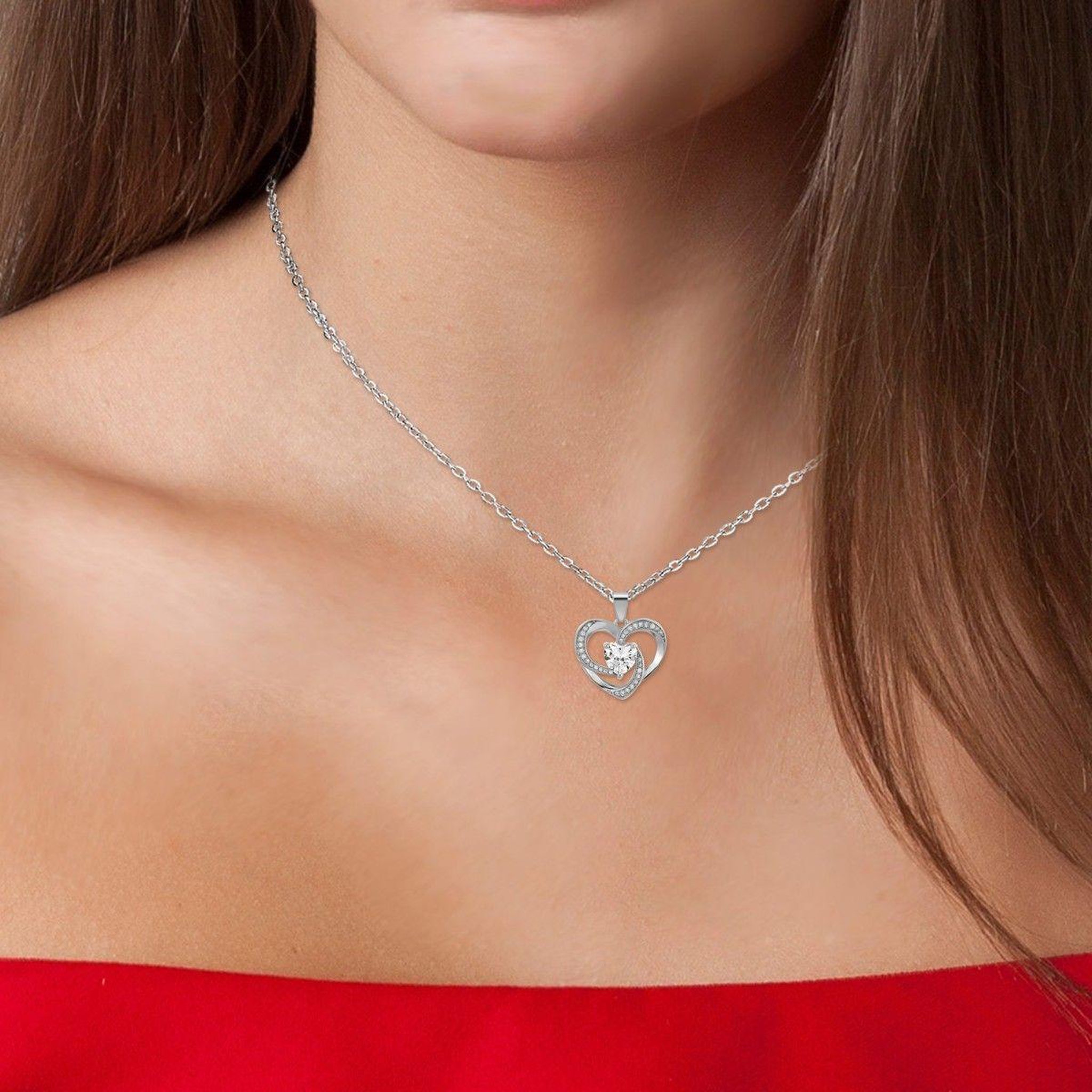 SC CRYSTAL Collier cœur par SC Crystal®