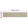 Voir la diapositive 6 : VIDAXL Tapis de cuisine lavable impression feuilles 60x300 cm velours