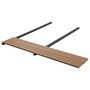 Voir la diapositive 4 : VIDAXL Panneaux de terrasse solides et accessoires WPC 10m² 2,2 m Teck