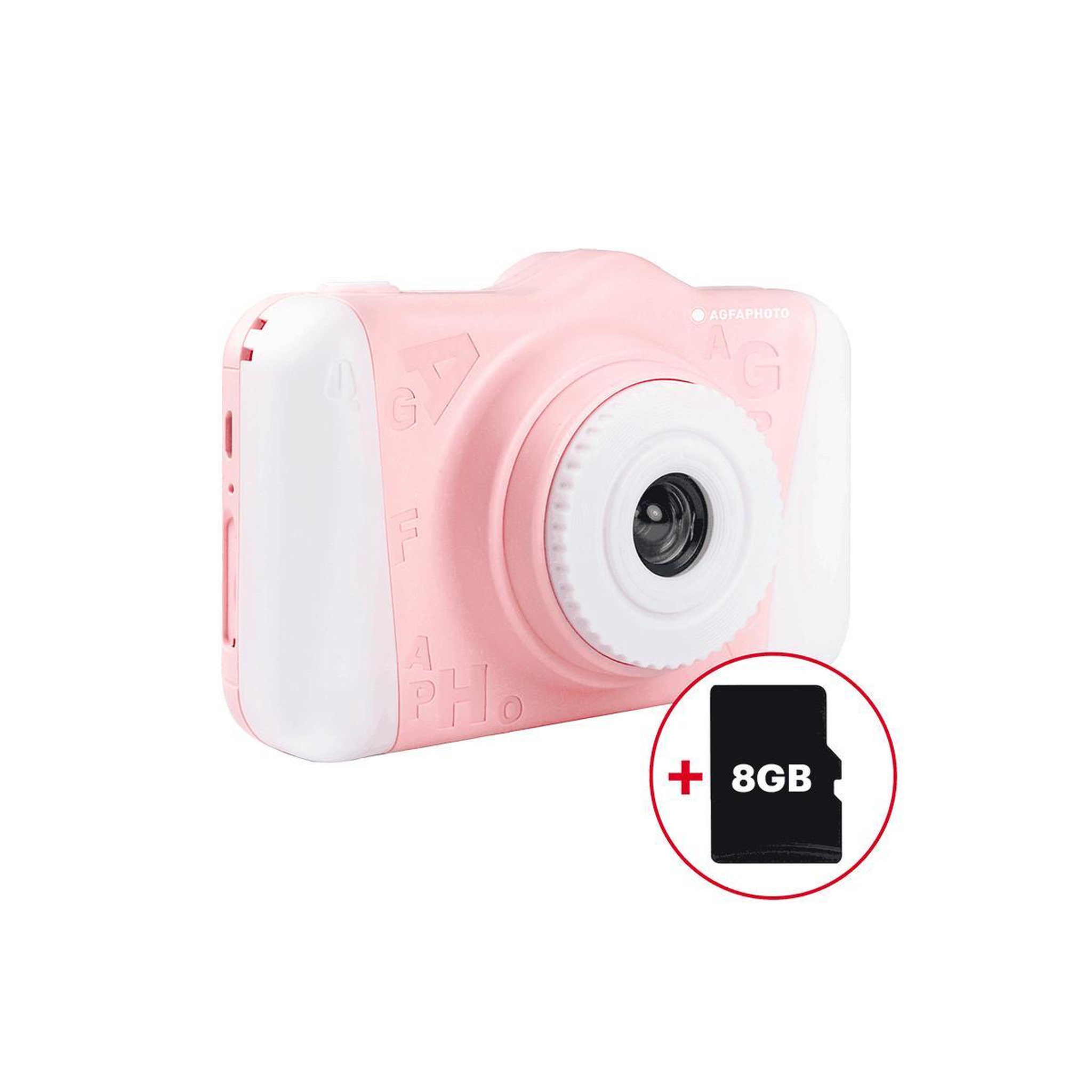 Voir la diapositive 2 : AGFA PHOTO Appareil photo compact Agfa Realikids Cam 2 Rose