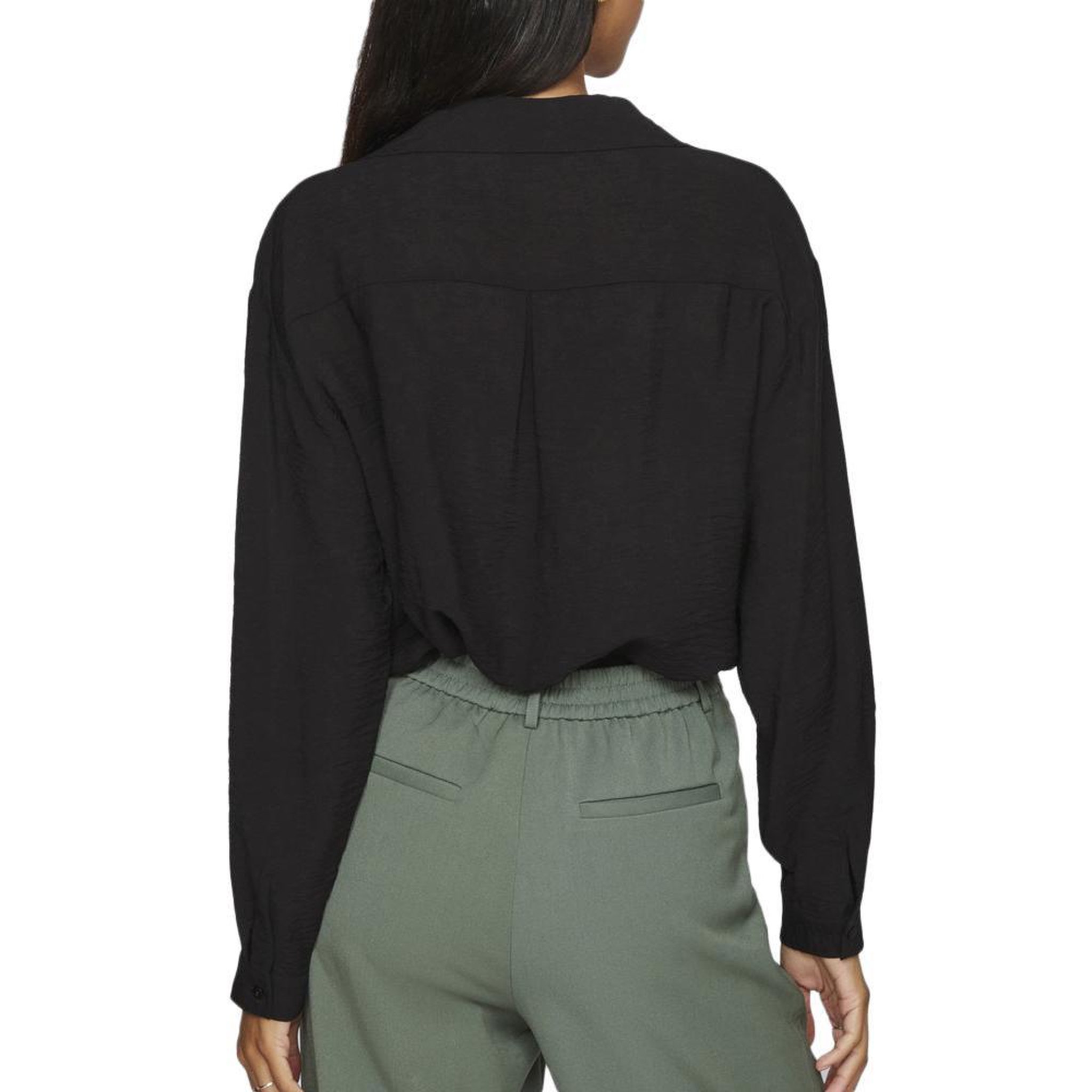 Voir la diapositive 2 : Vila Chemise Noire Femme Vila Domira