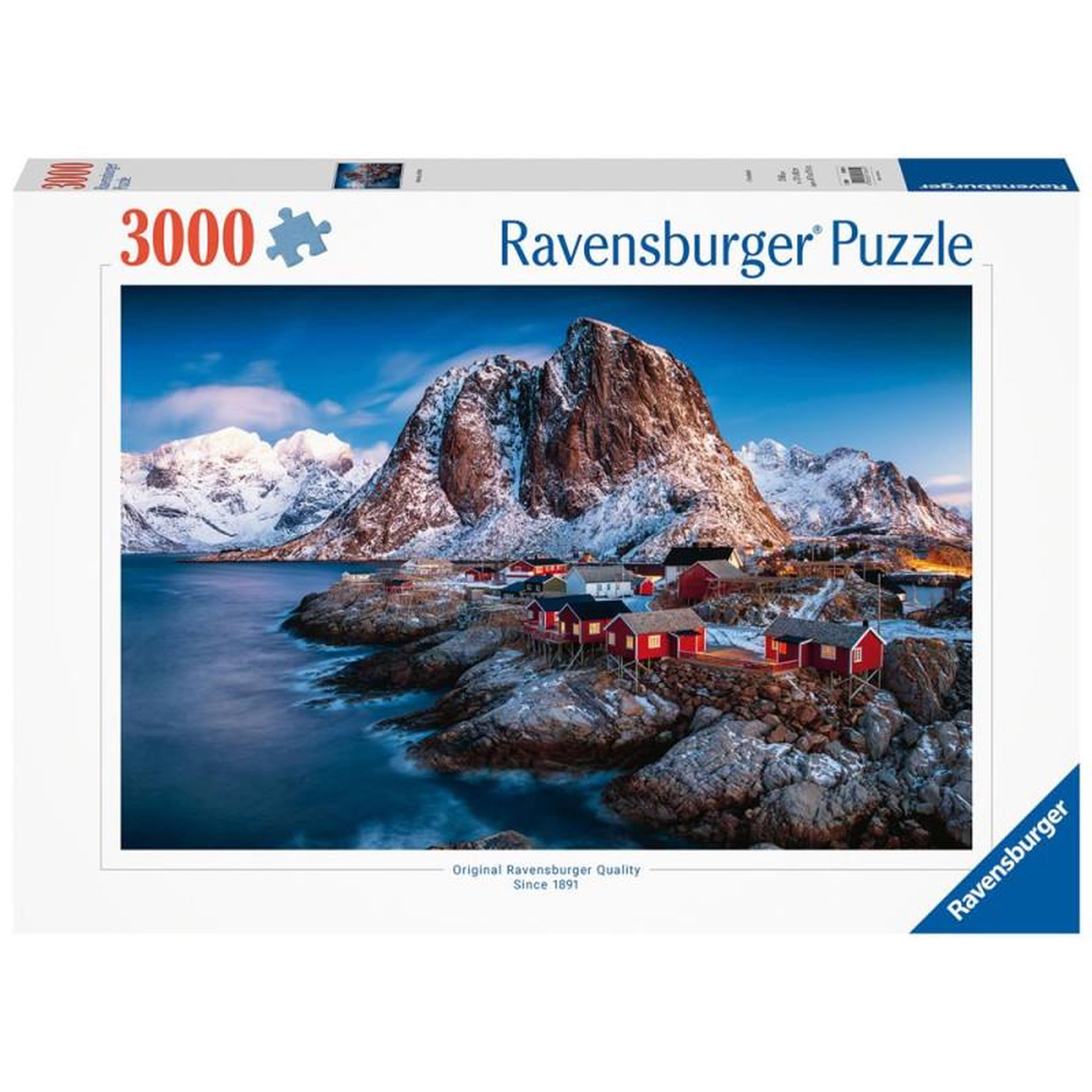 RAVENSBURGER Puzzle 3000 pièces - Paysage Iles Lofoten - Ravensburger - Hamnoy