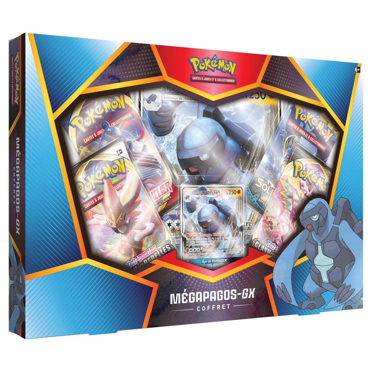 ASMODEE Coffret Mégapagos-GX Pokemon