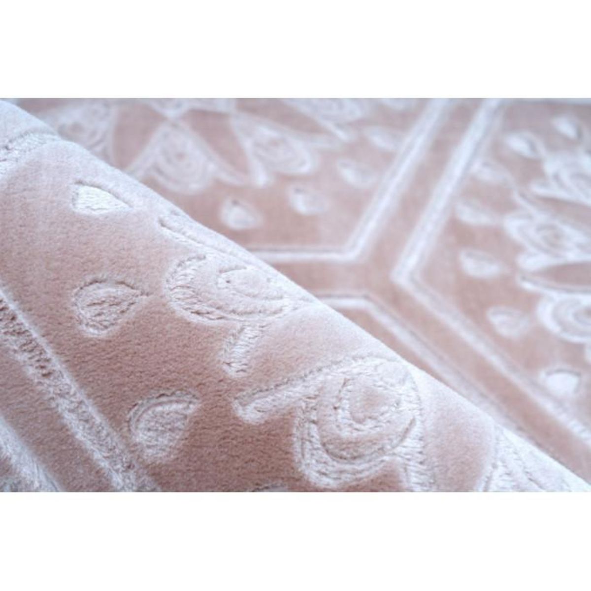 Paris Prix Tapis Moderne Fait Main  Monroe II  Rose