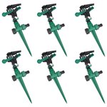 VIDAXL Arroseurs a impulsion de jardin 6 pcs