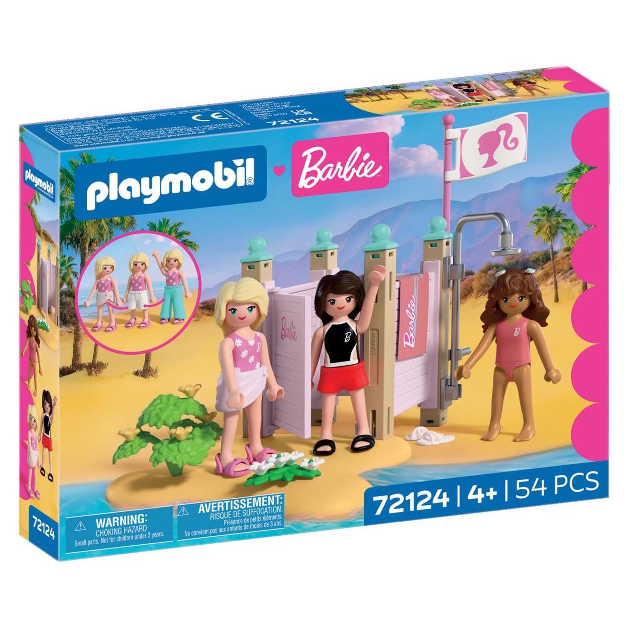 PLAYMOBIL 72124 Barbie Mode de Plage Cabine de Change