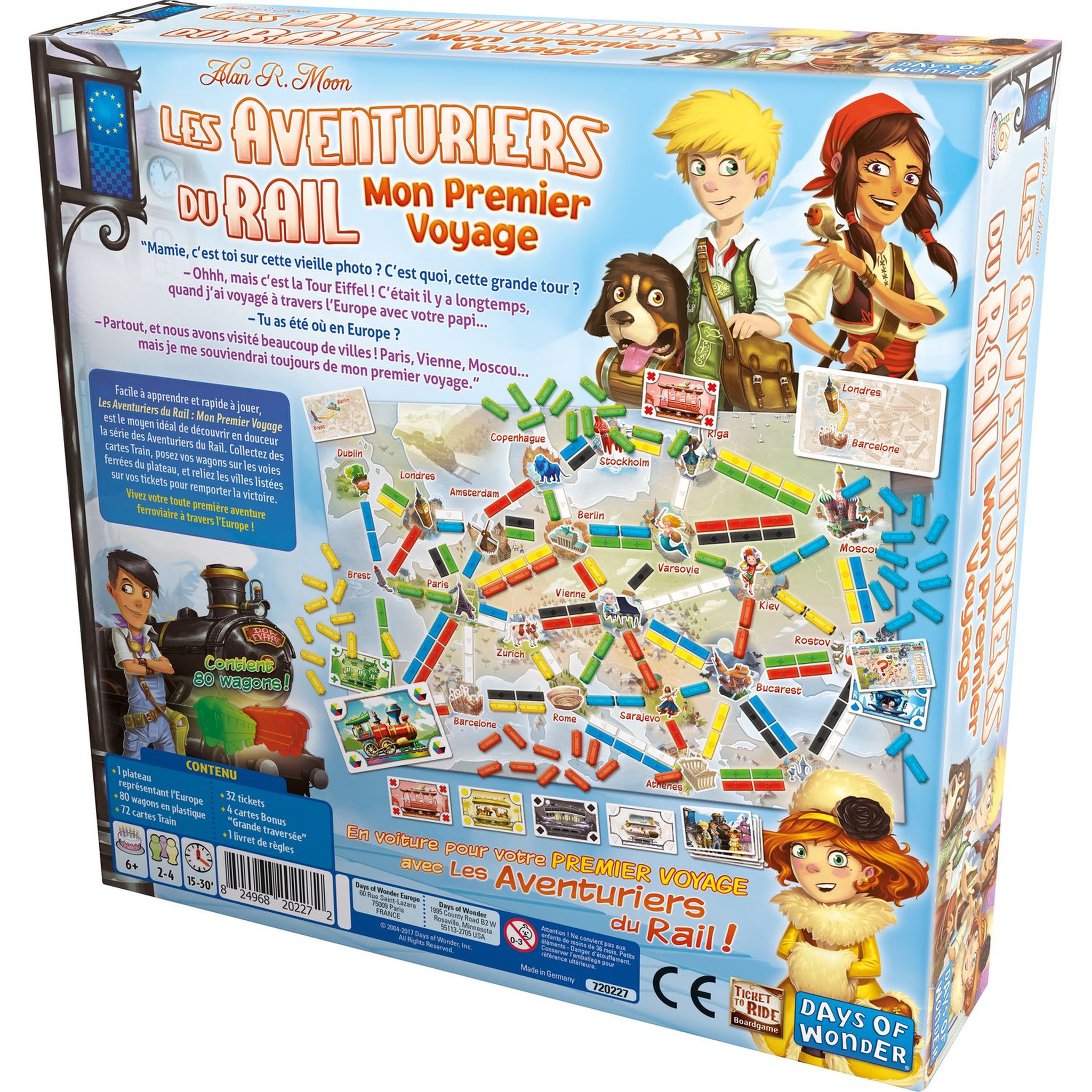 Voir la diapositive 2 : ASMODEE Jeu Les Aventuriers du rail - Mon Premier Voyage