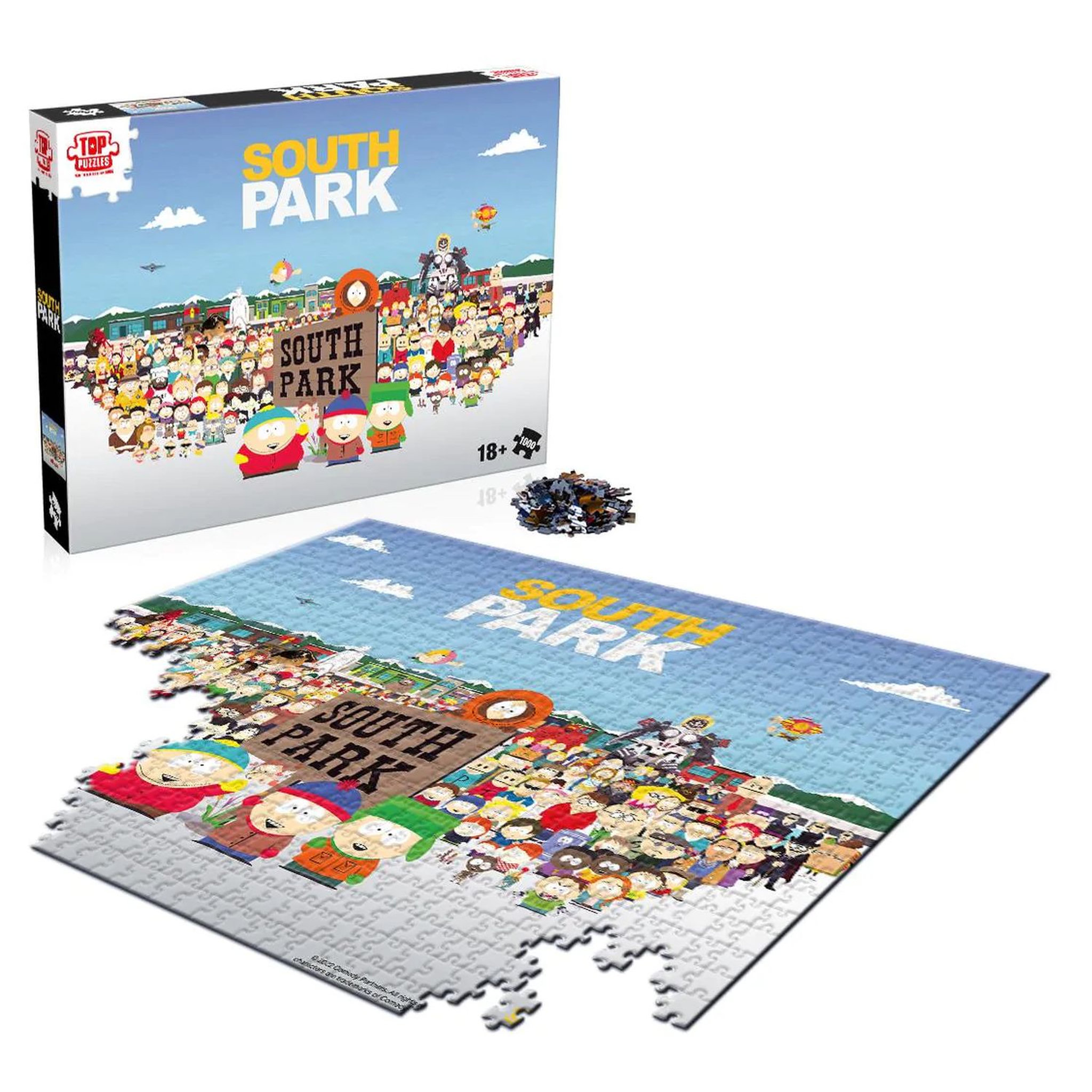 Voir la diapositive 3 :  WINNING MOVES Puzzle 1000 pièces South Park