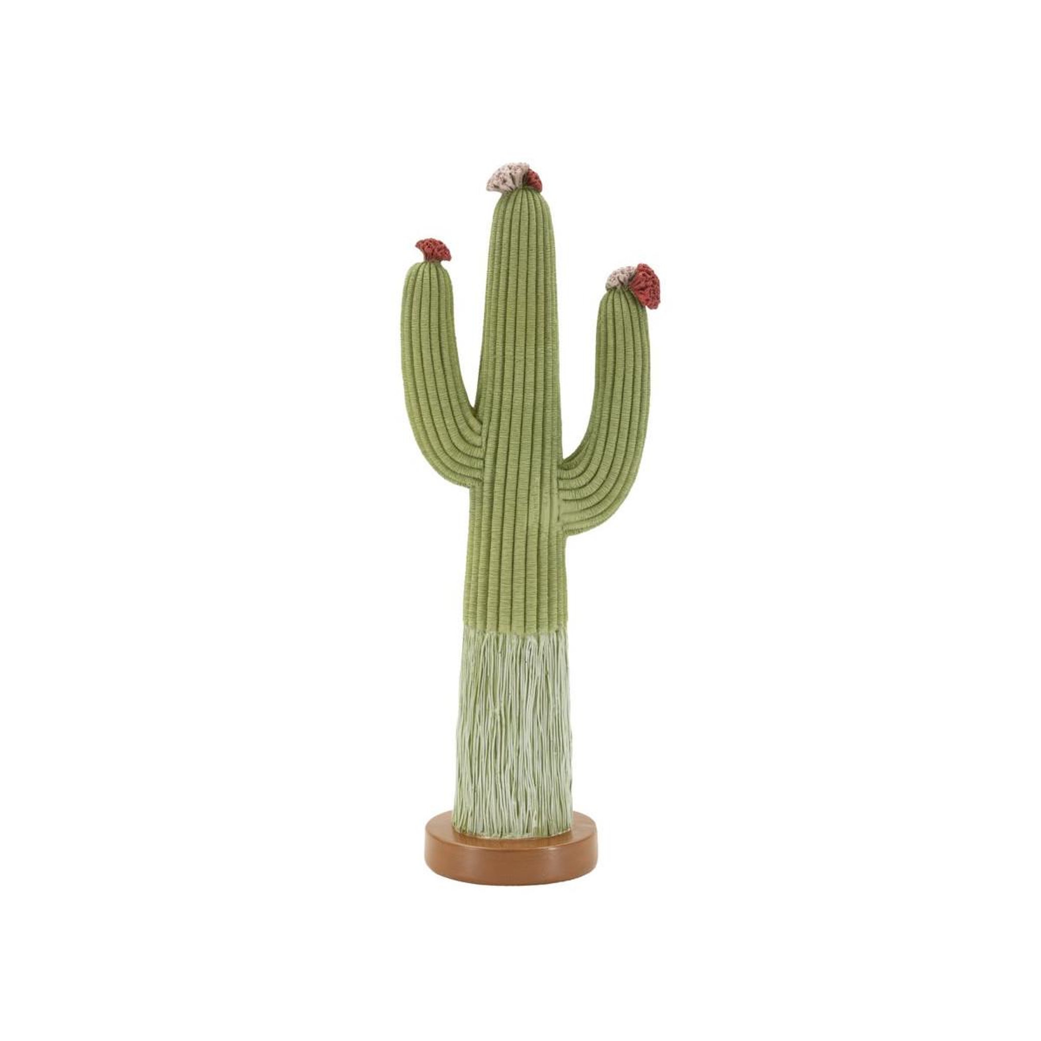 Paris Prix Cactus déco en résine  jeffery  45cm vert