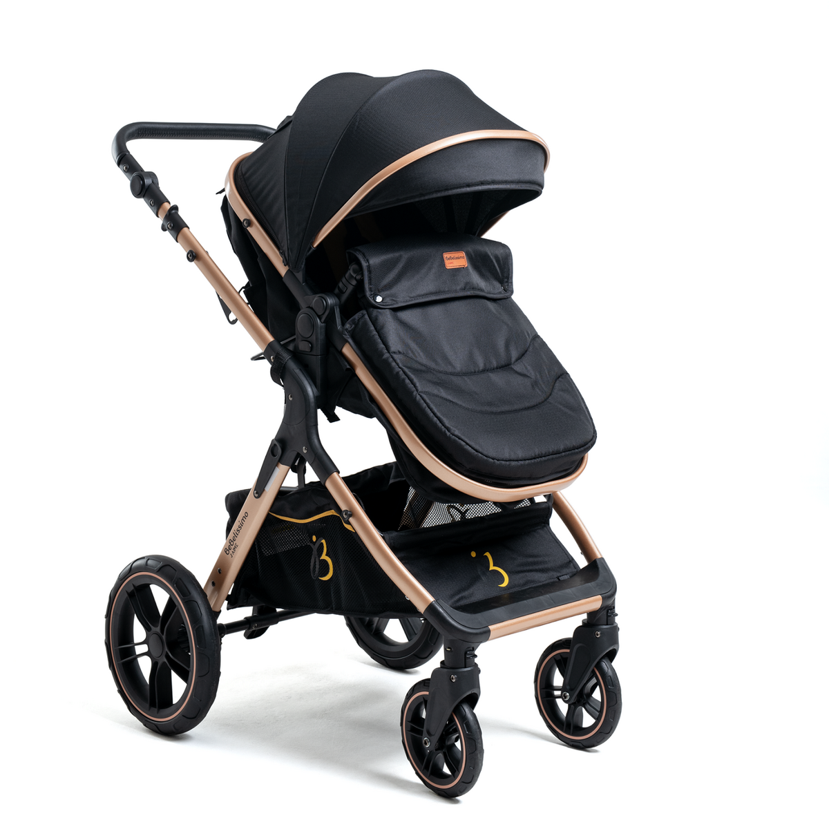 Bebelissimo - Poussette Transformable - Combinée - Convertible - 2