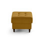 Voir la diapositive 4 : LISA DESIGN Anna - pouf en velours - pieds en bois