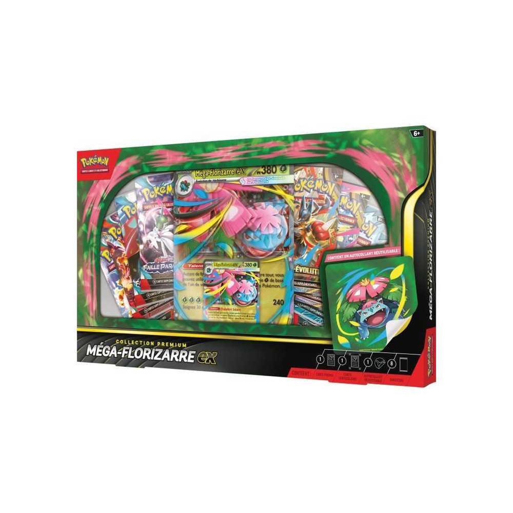 Voir la diapositive 2 : Pokemon Pokémon : Coffret Premium Méga florizarre