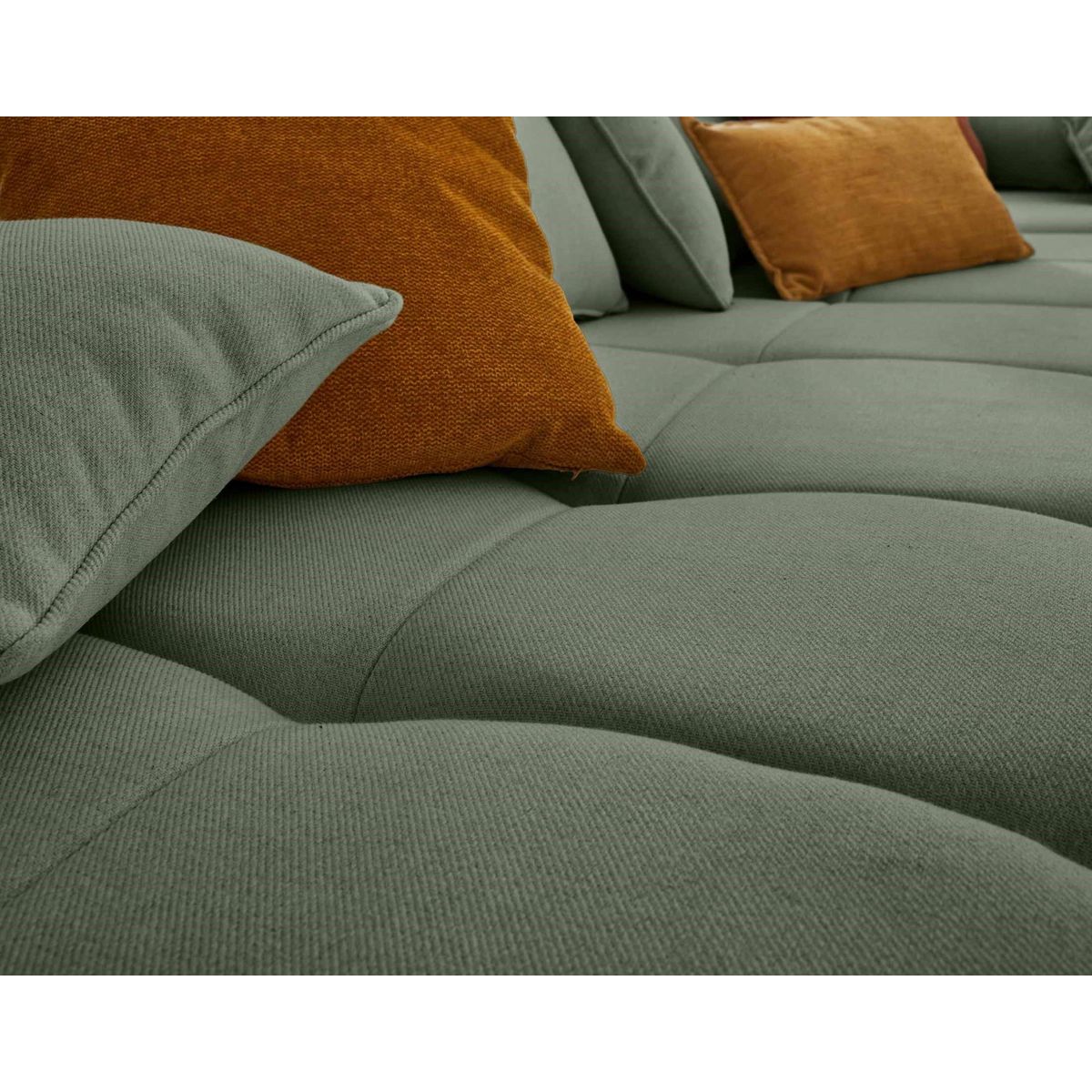 LISA DESIGN Caracas - canapé modulable d'angle droit - 5 places - en tissu