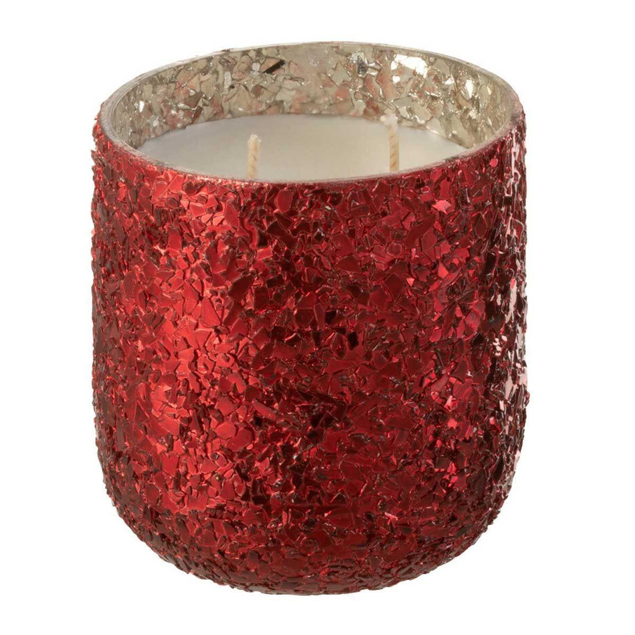 J-LINE Bougie parfumée déco  luxuria  10cm berry bliss