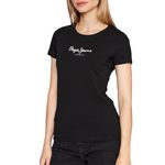 Pepe Jeans T shirt  Femme Pepe Jeans New Virginia. Coloris disponibles : Noir