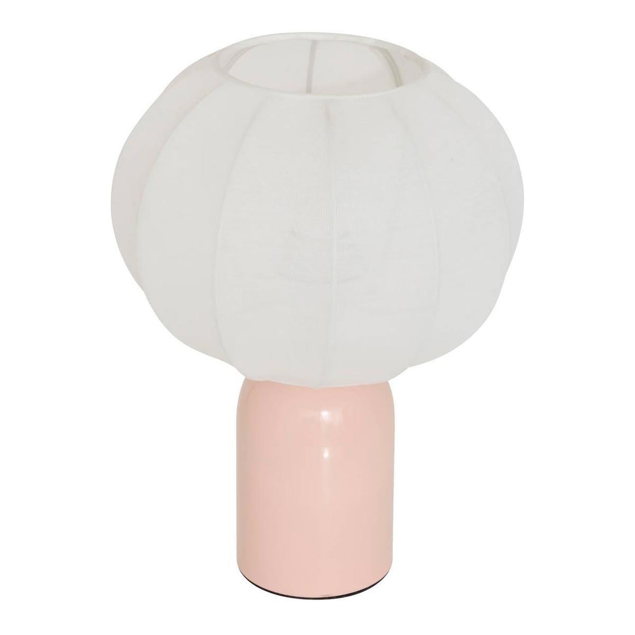 ATMOSPHERA Lampe à poser en métal  tobie  33cm rose