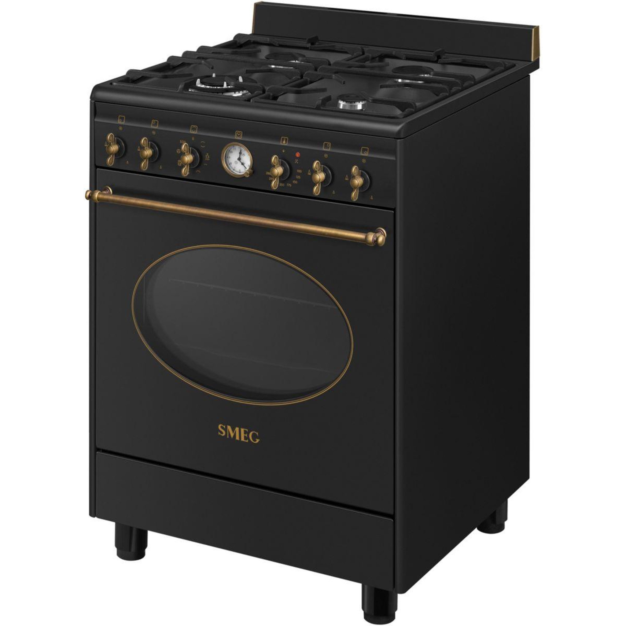 Voir la diapositive 2 : SMEG Cuisinière gaz co60gman2